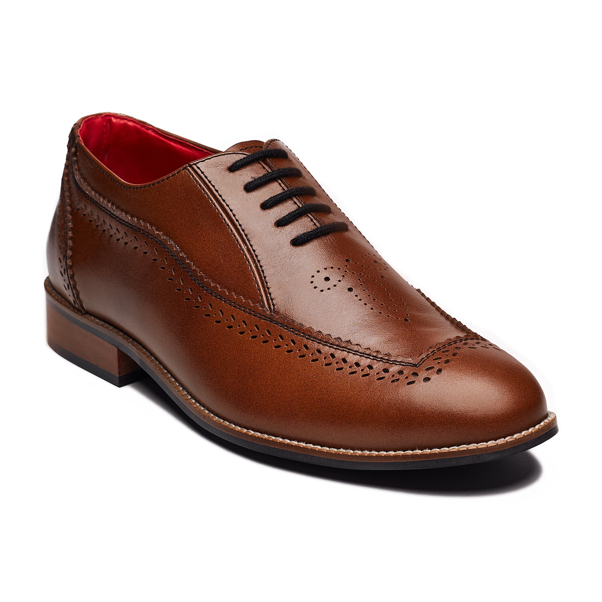 Nawab Oxford Brogues Men – Cedar