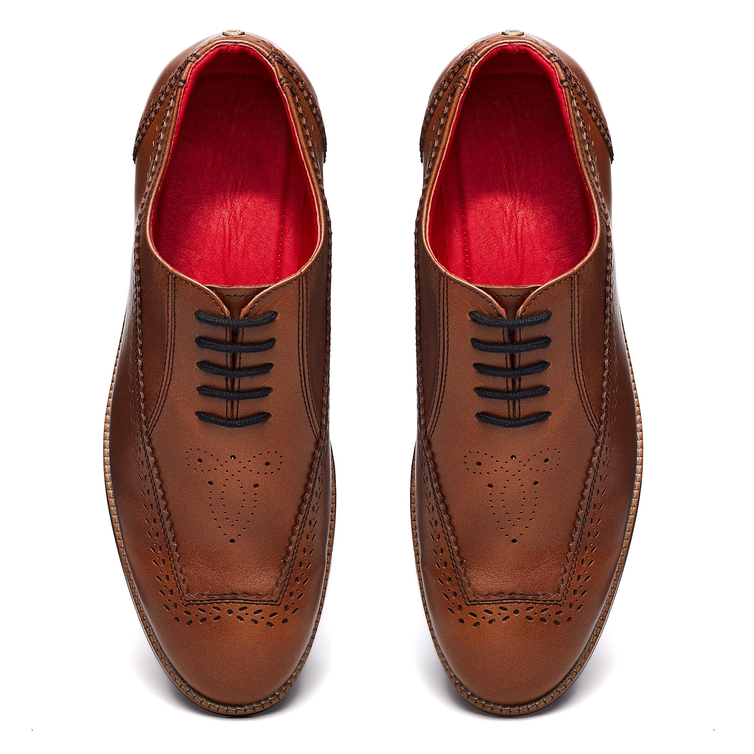 Nawab Oxford Brogues Men – Cedar