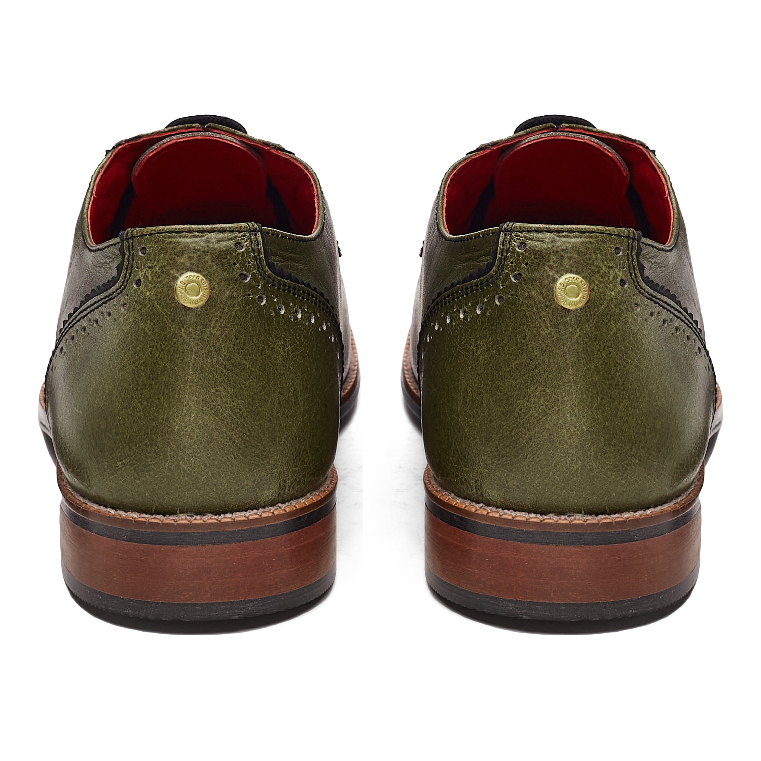 Maharaja Brogues Men – Olive