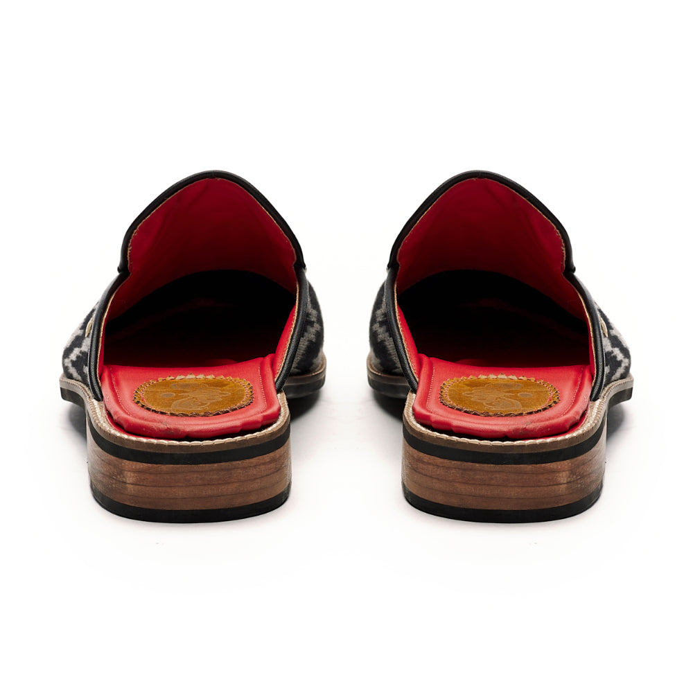 Ikat Mules Men – Coal