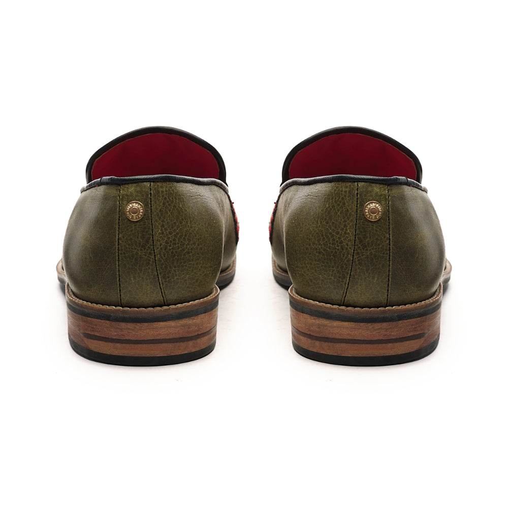 Leon Loafers Men – Olive
