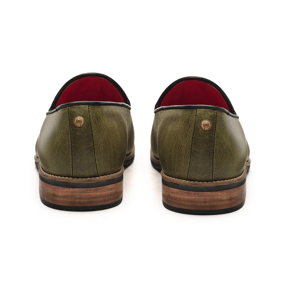 Texo Loafers Men – Olive