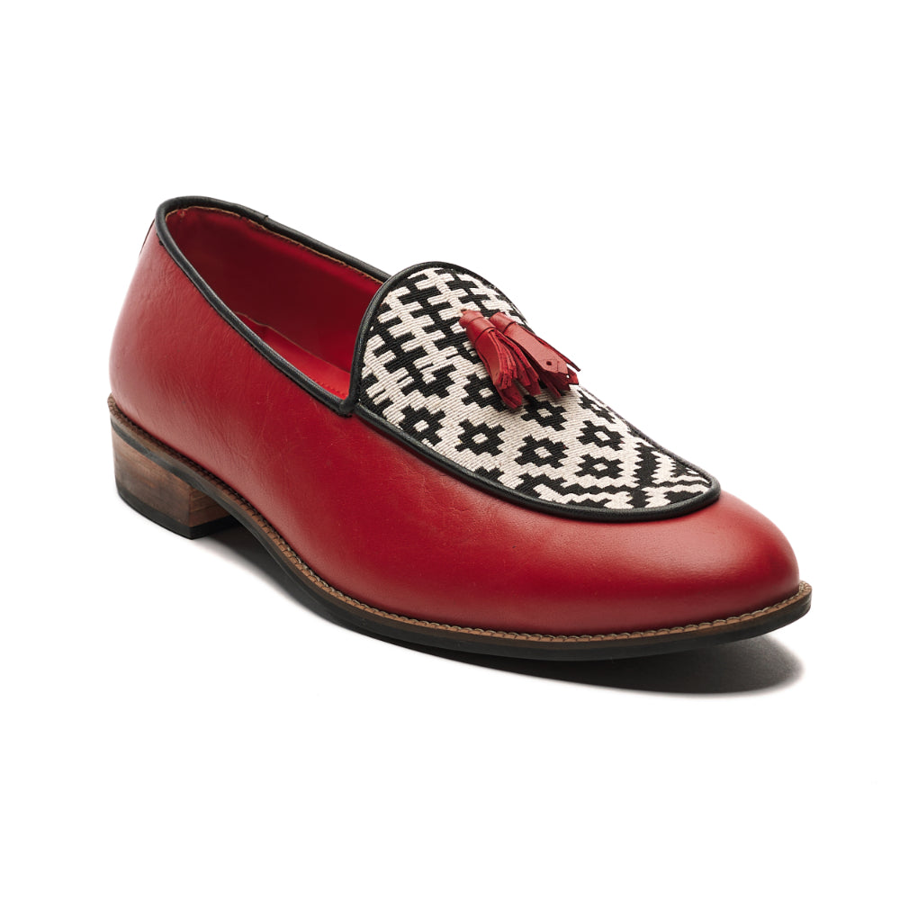 Texo Loafers Men – Crimson