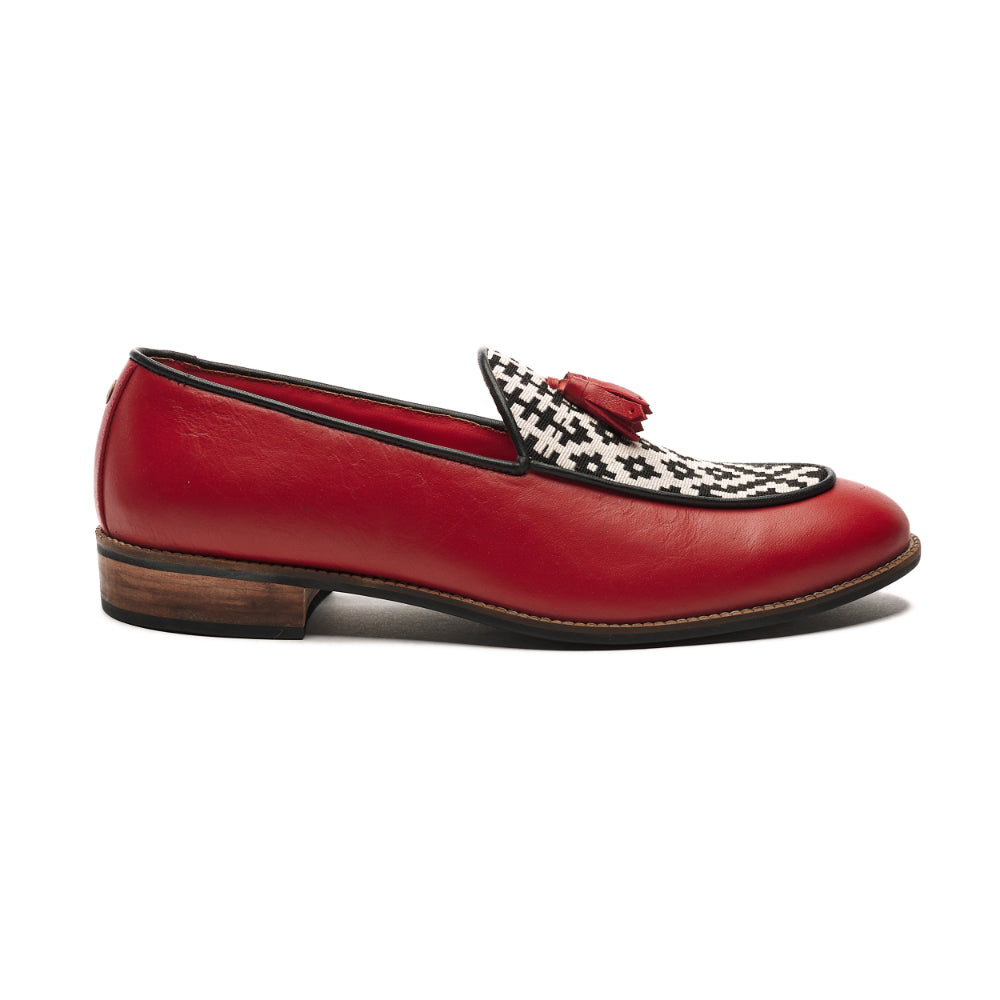 Texo Loafers Men – Crimson