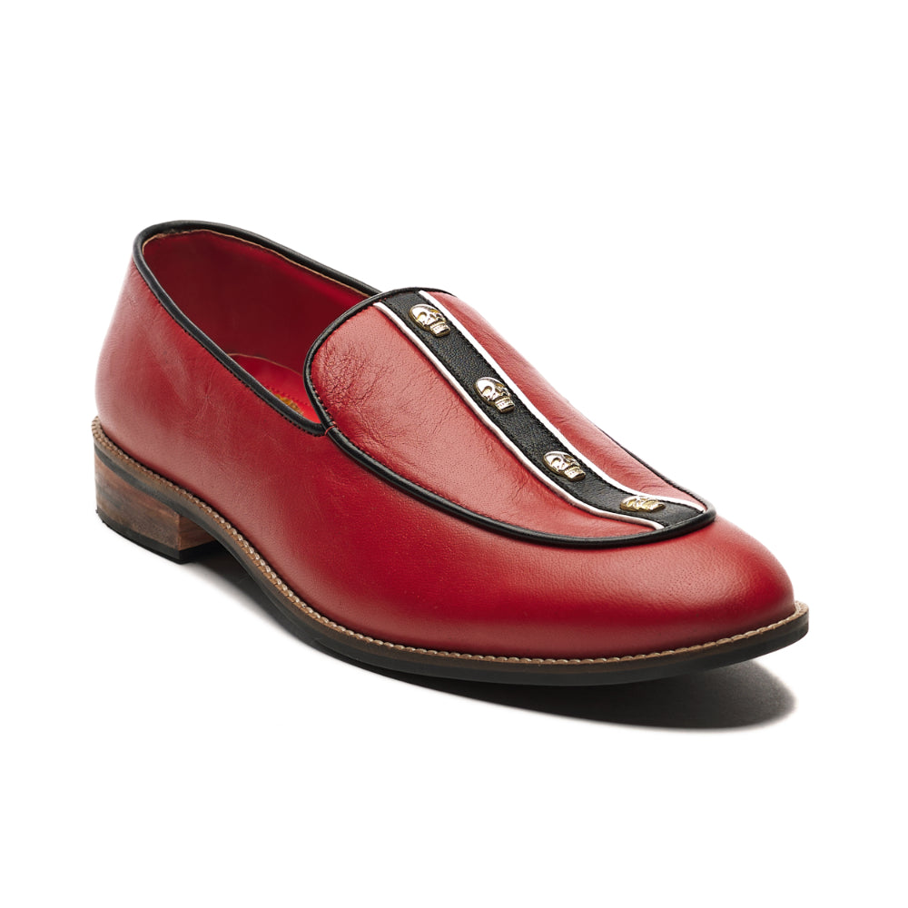 Cranium Loafers Men – Crimson