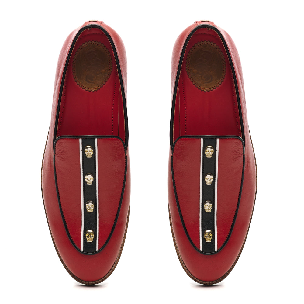 Cranium Loafers Men – Crimson