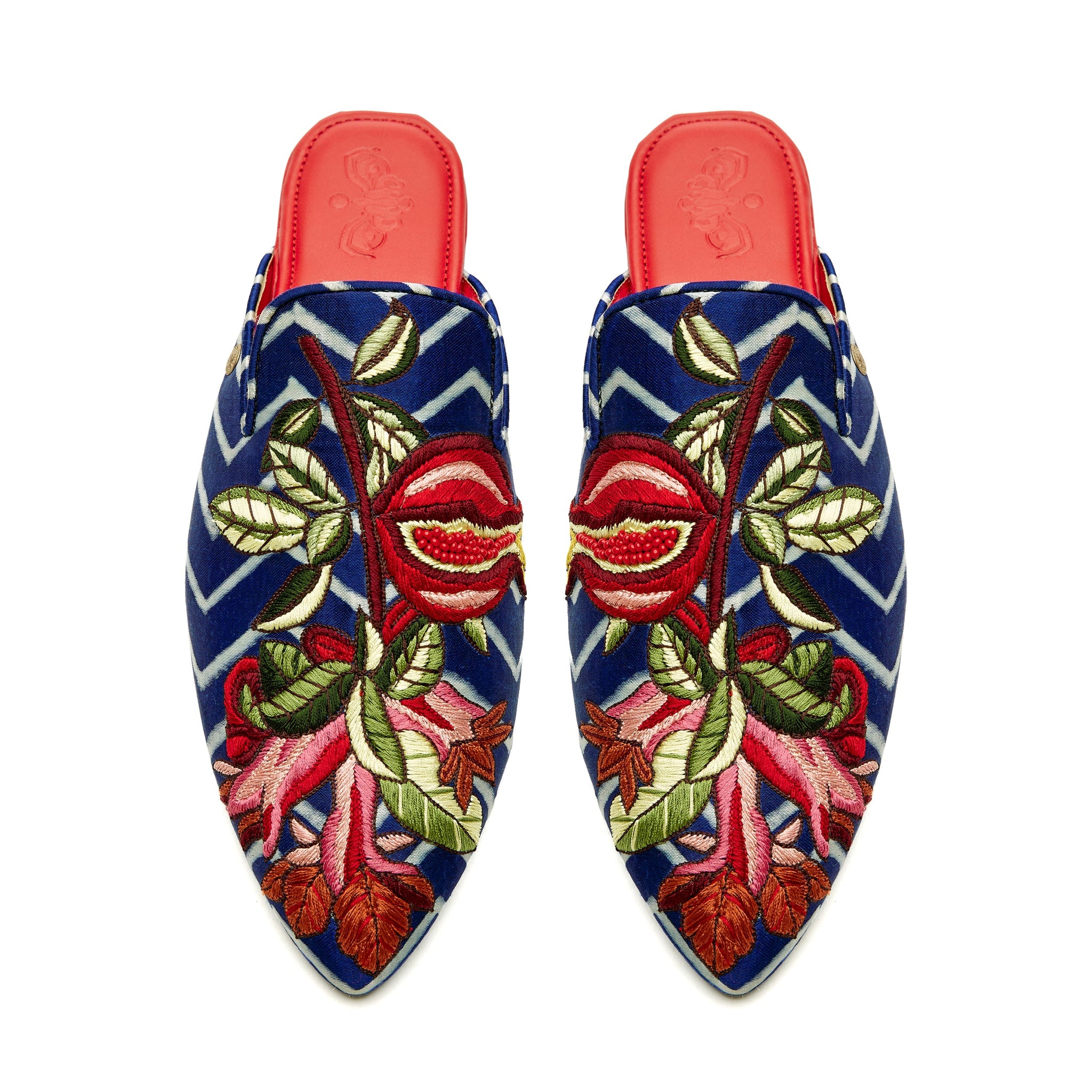 The Precious Pomegranate Cone Mules Women