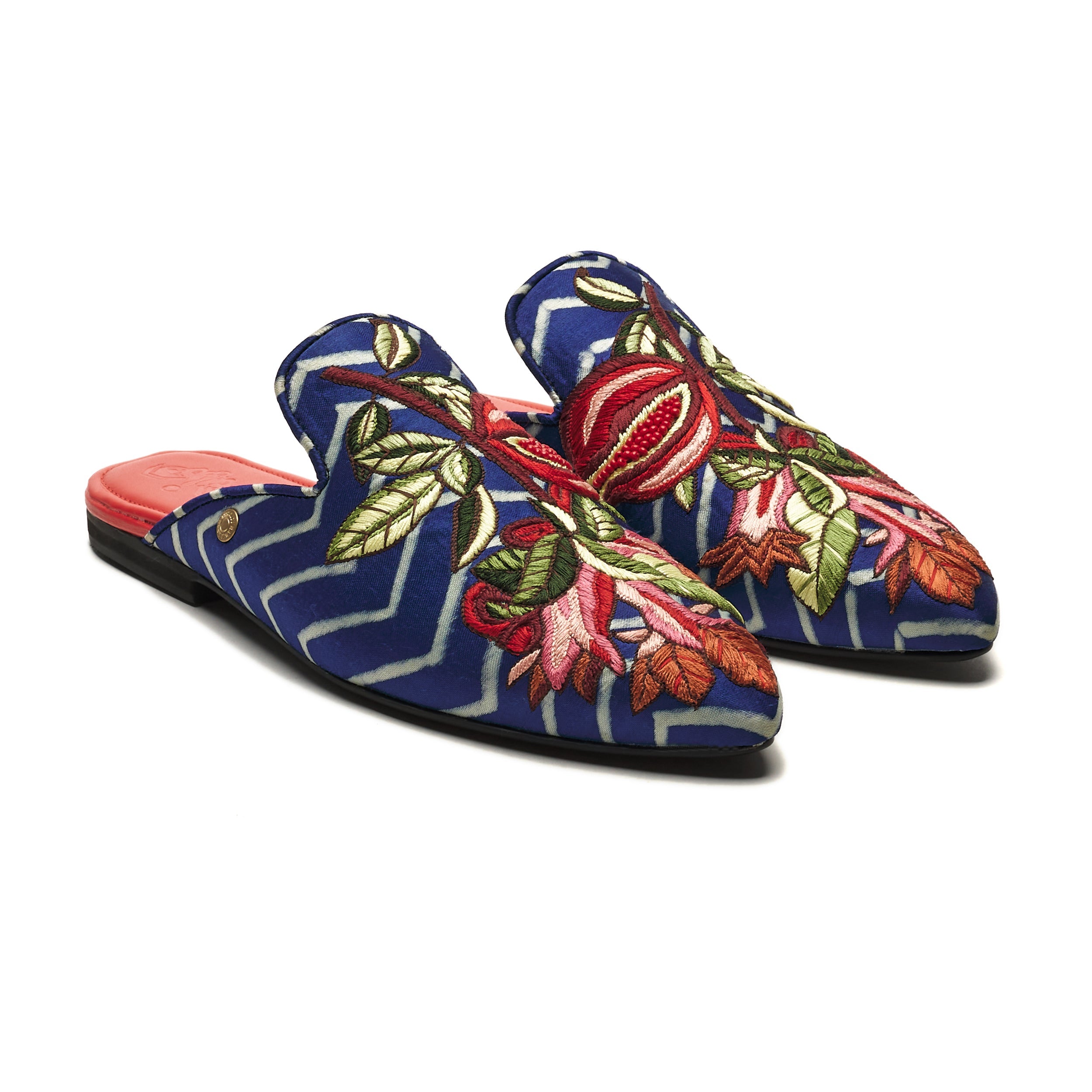The Precious Pomegranate Cone Mules Women