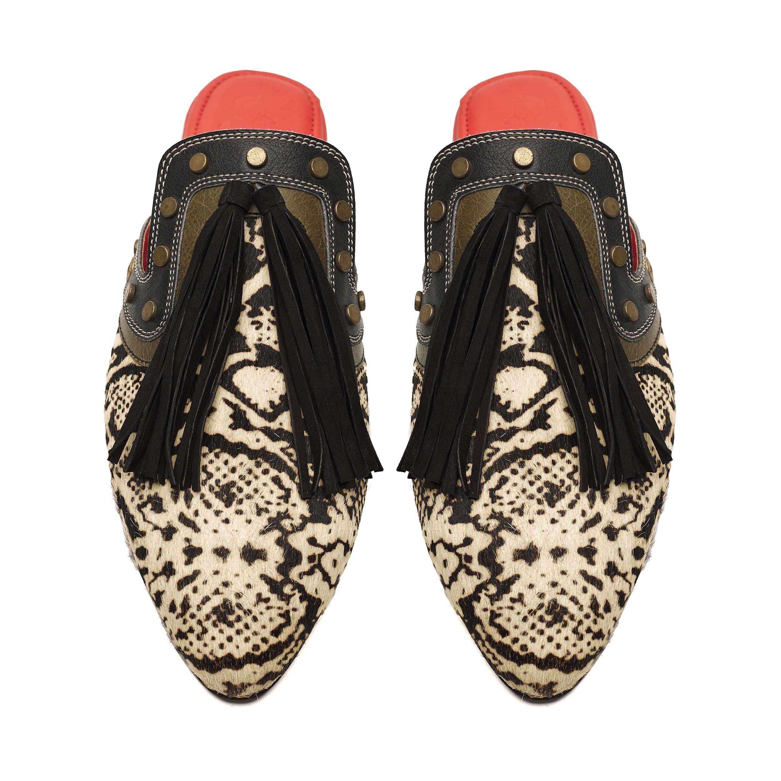 Python Cone Mules Women