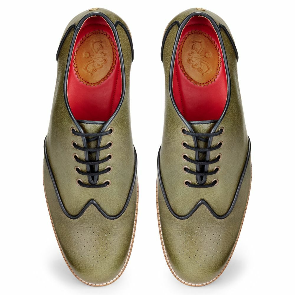 Core Brogues Men – Olive