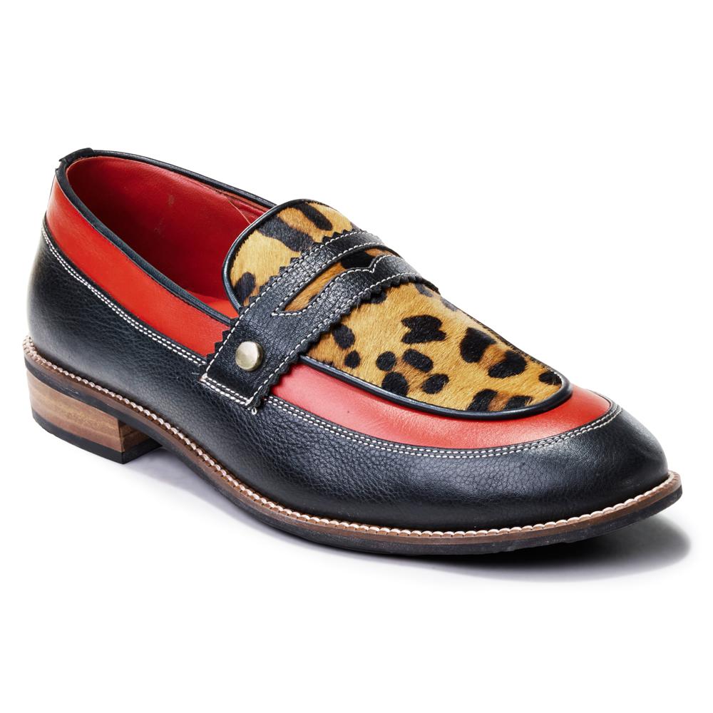Leopard Loafers Men