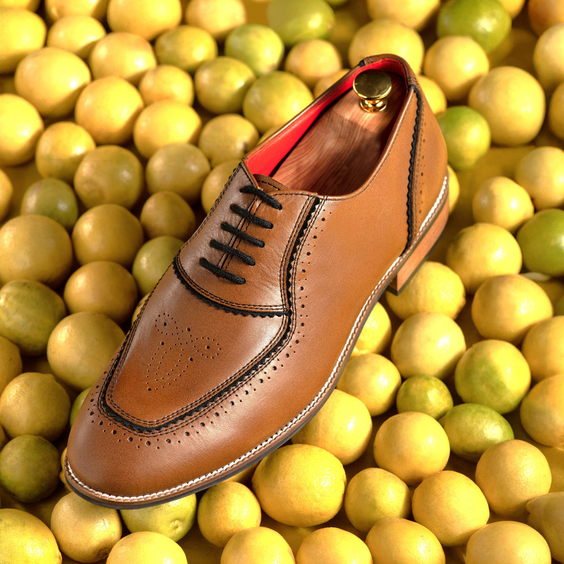 Maharaja Brogues Men – Cedar
