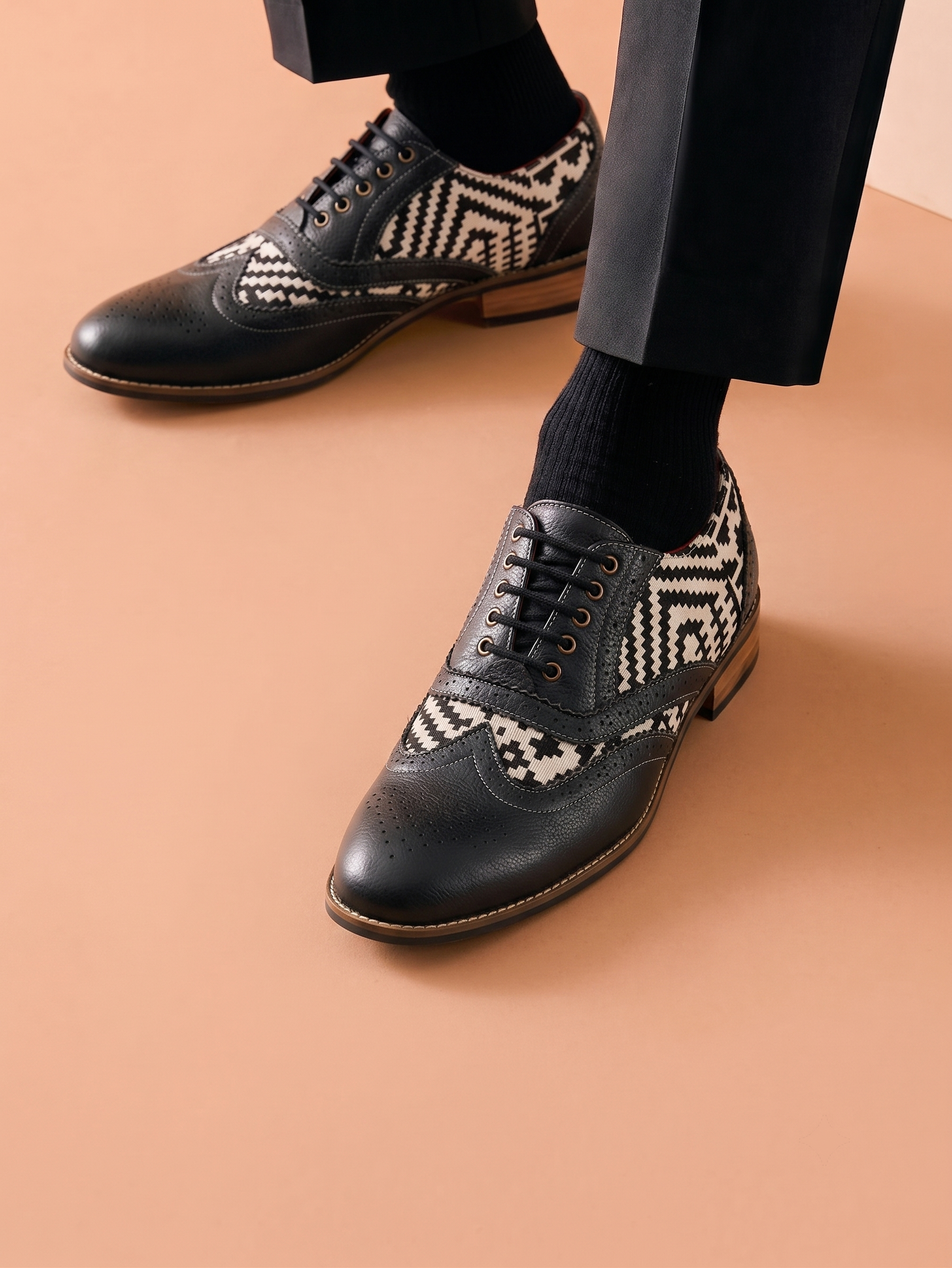 Texo Oxford Brogues Men – Coal
