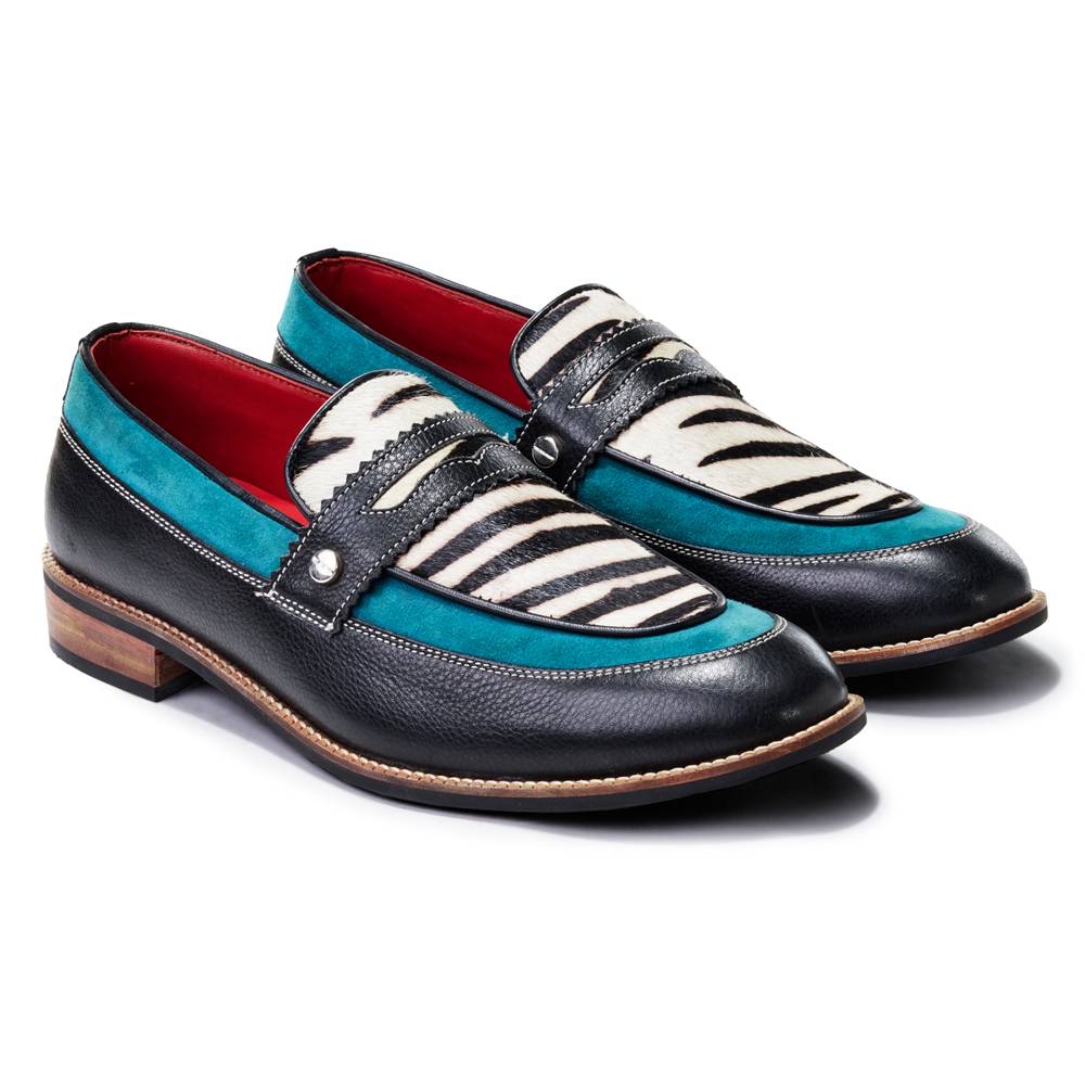 Zebra Loafers Men