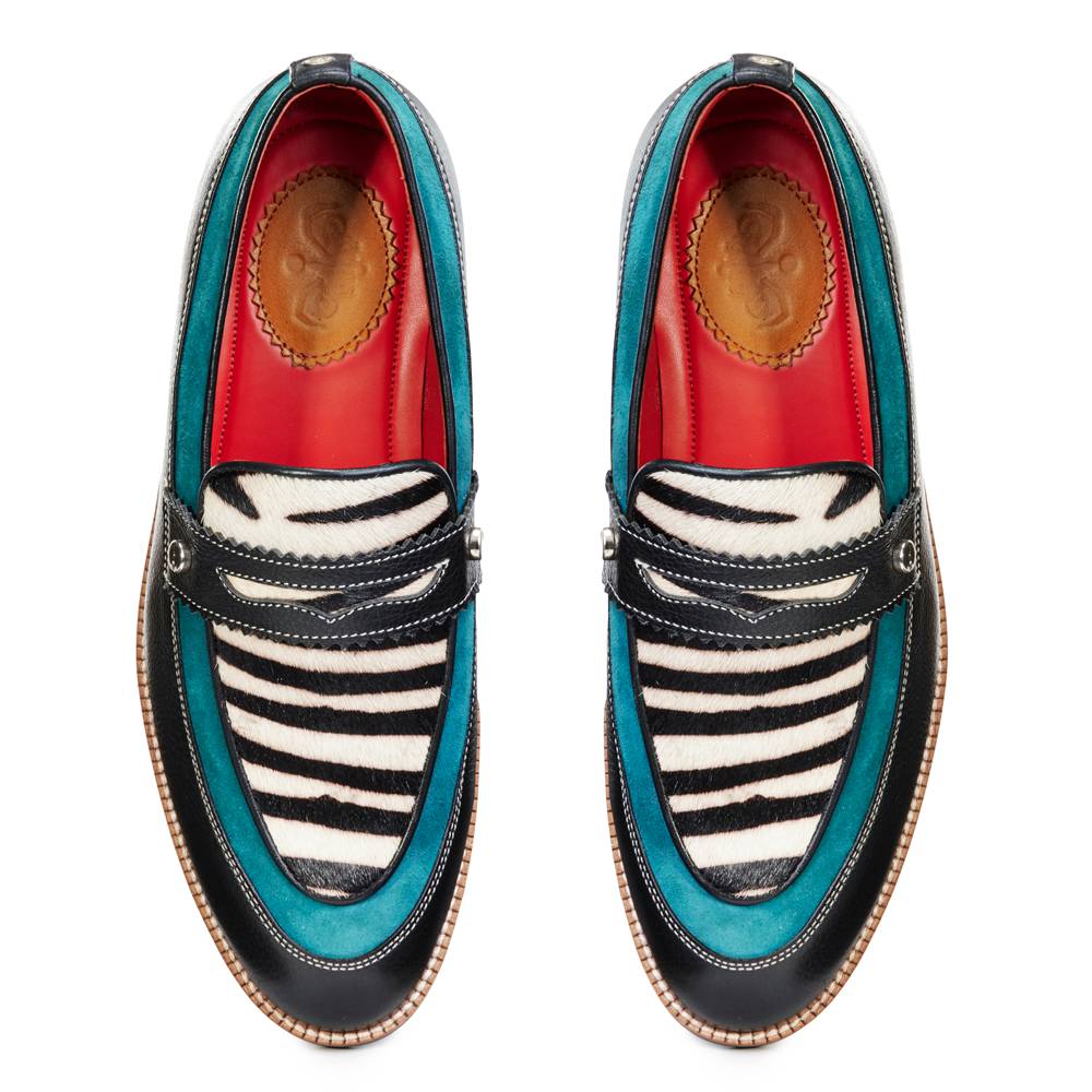 Zebra Loafers Men
