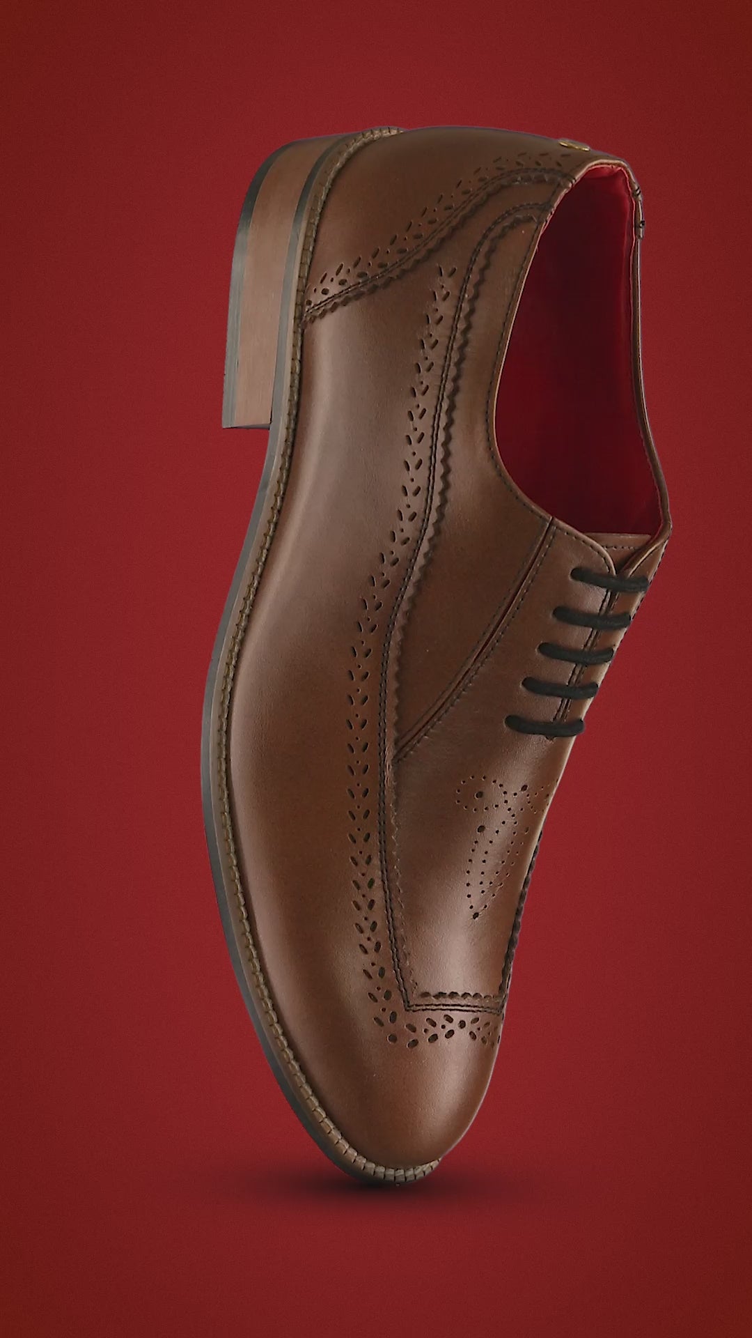 Nawab Oxford Brogues Men – Cedar